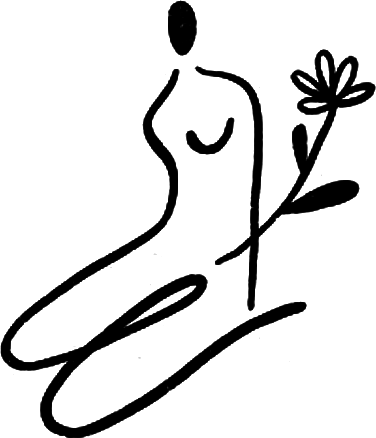 Downward dog yoga illustration – ocean-inspired yoga art for Whitstable practice