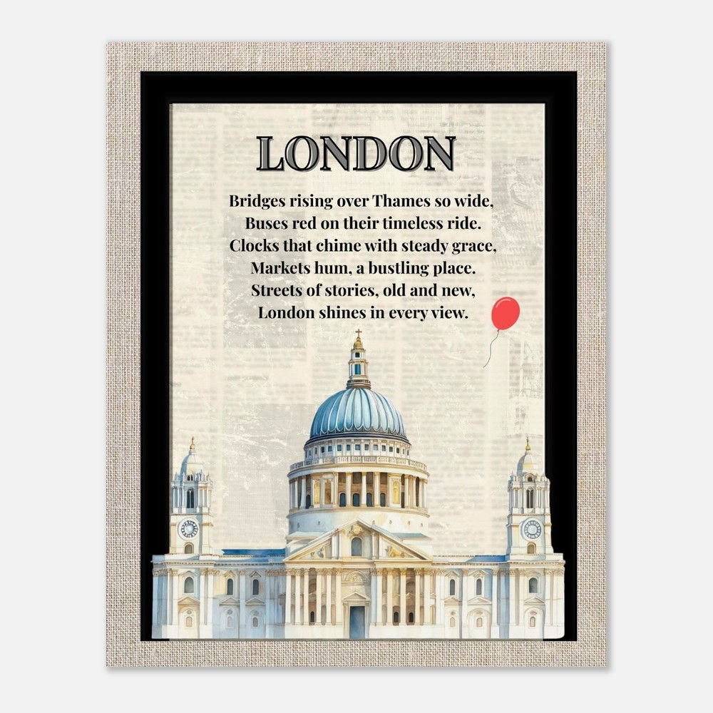 London St Paul Cathedral wall art print