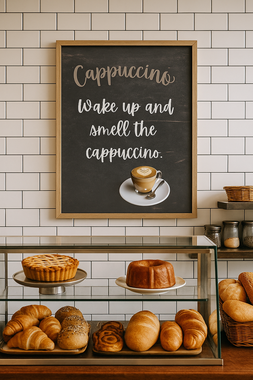 Thumbnail: Cappuccino coffee print as a poster