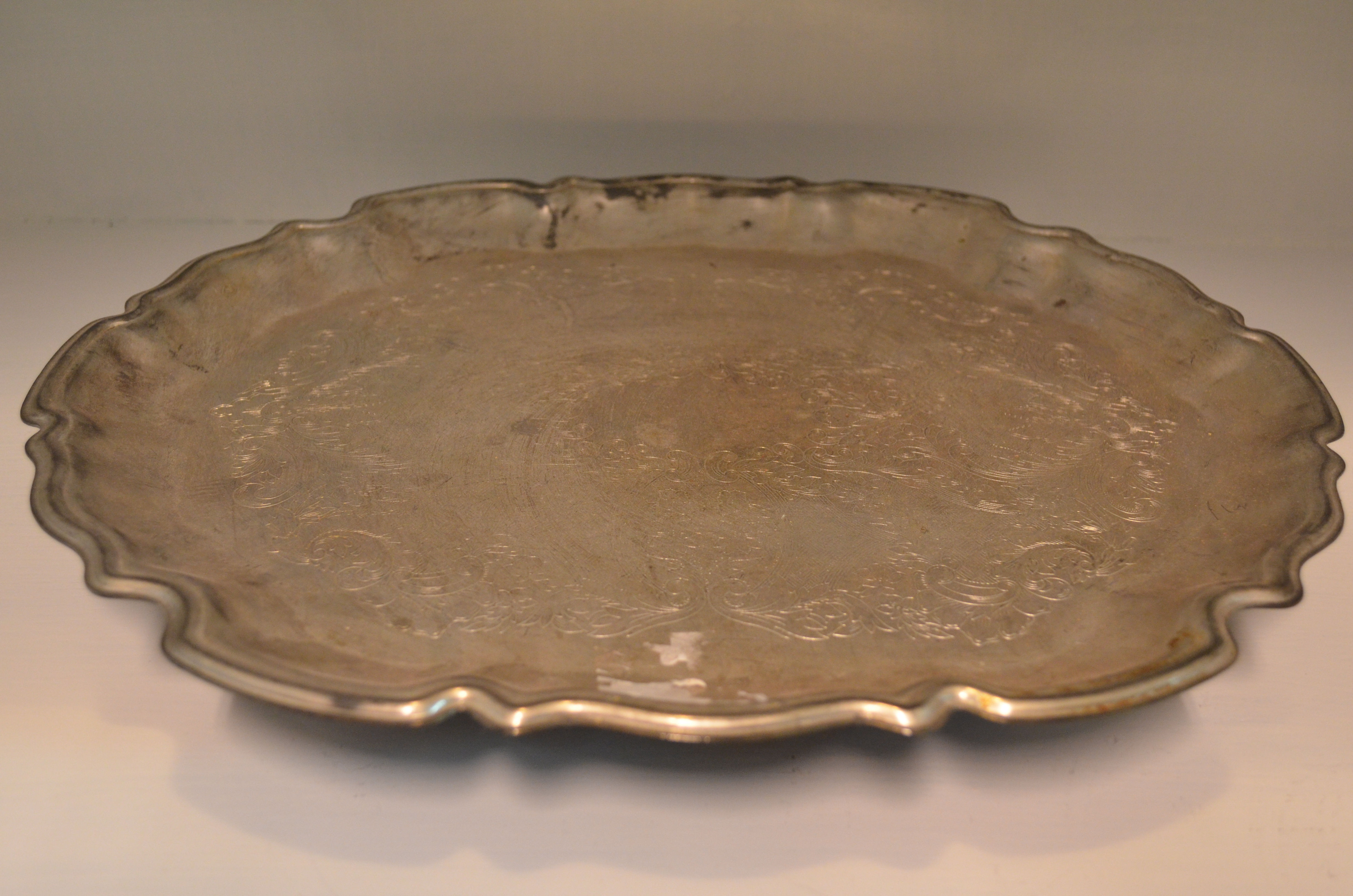 Silver Footed Tray