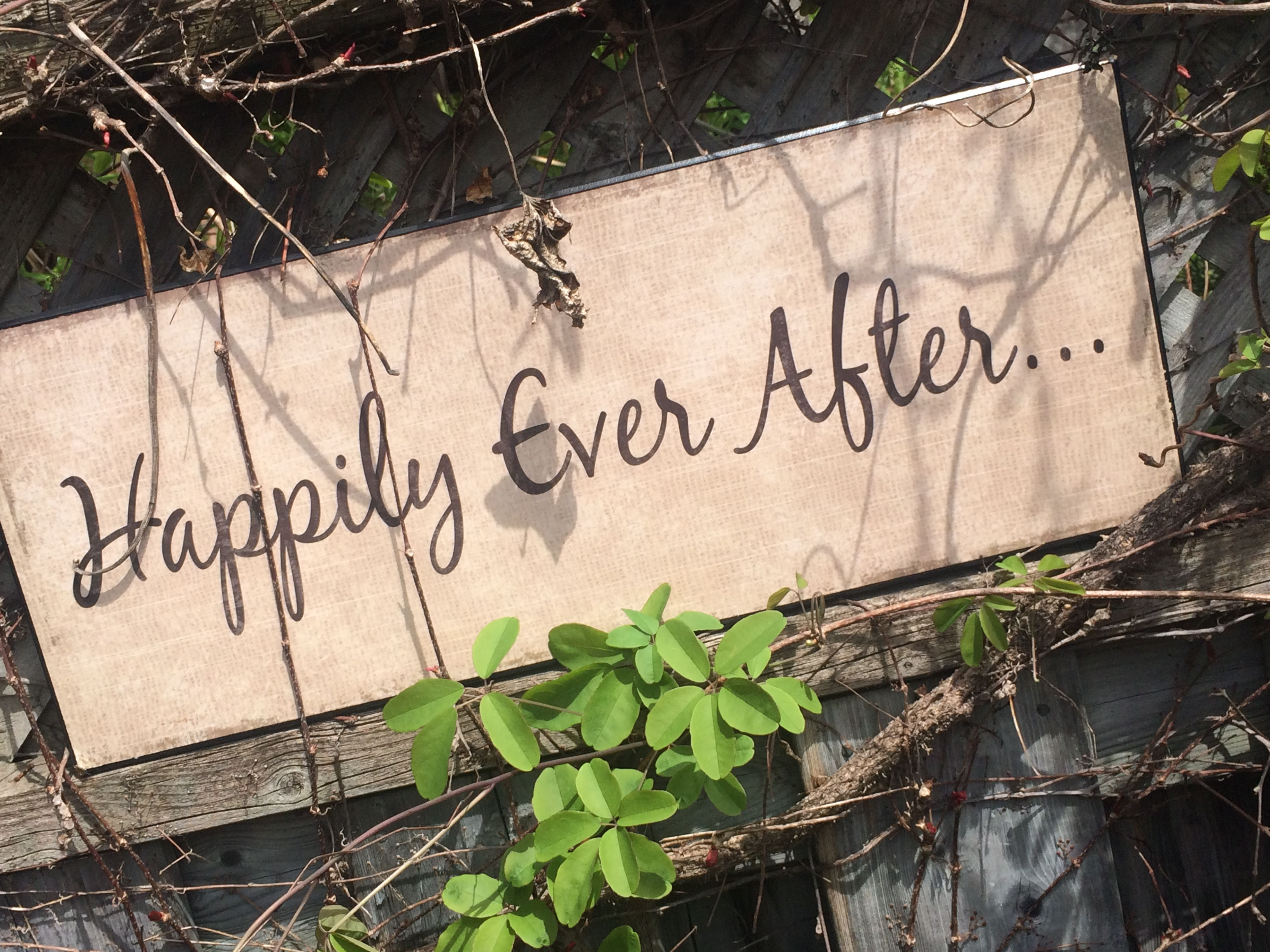 Sign - "Happily Ever After"