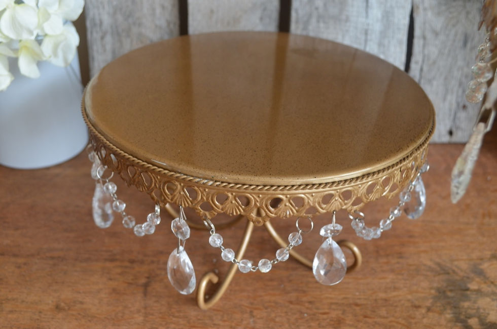 Thumbnail: Jewelled Cake Plate, Short