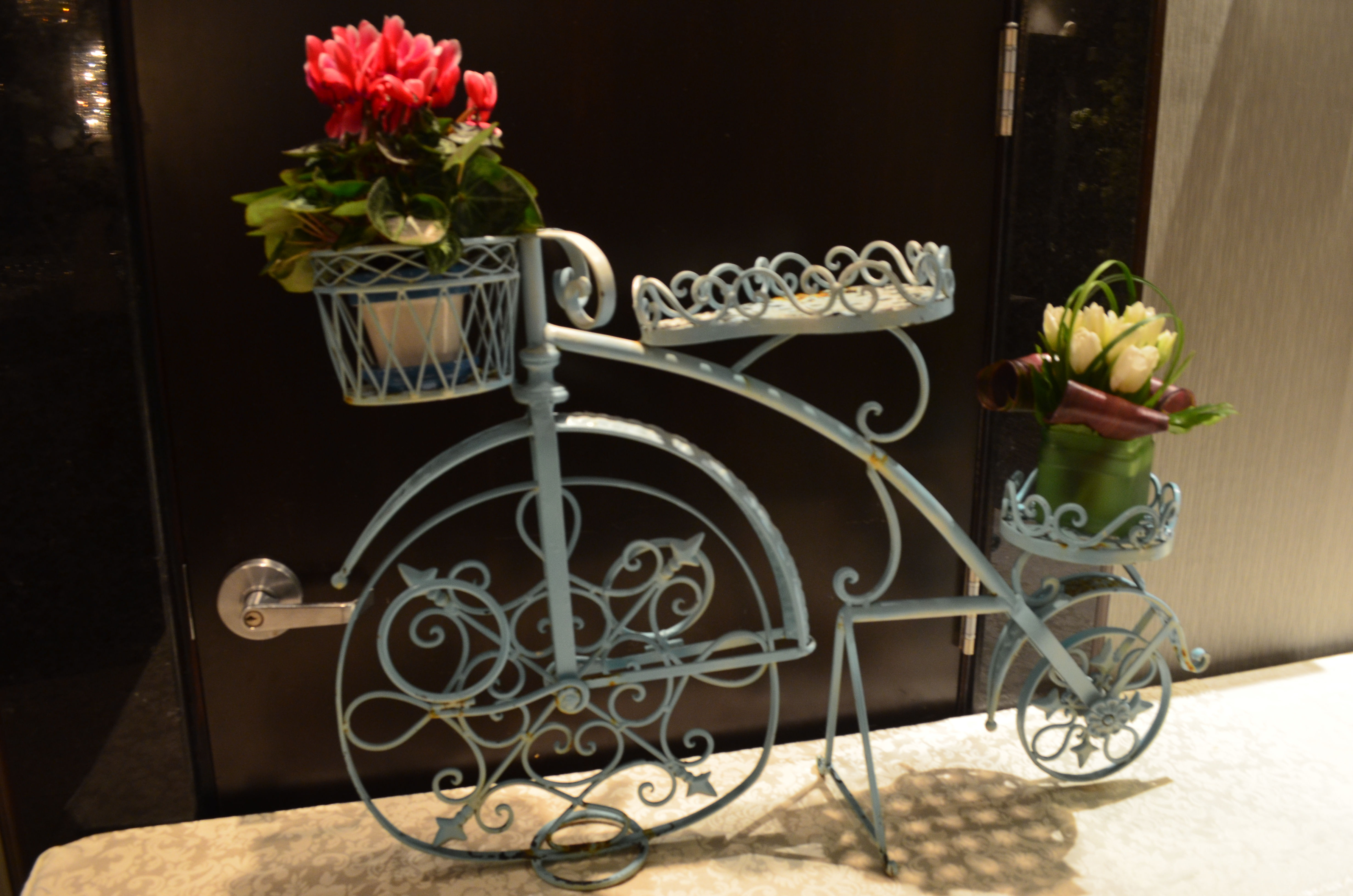 Bicycle Planters, Metal