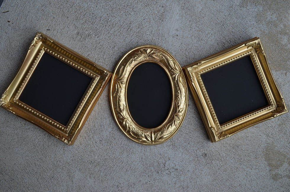 Thumbnail: Chalkboard - Small Square Gold