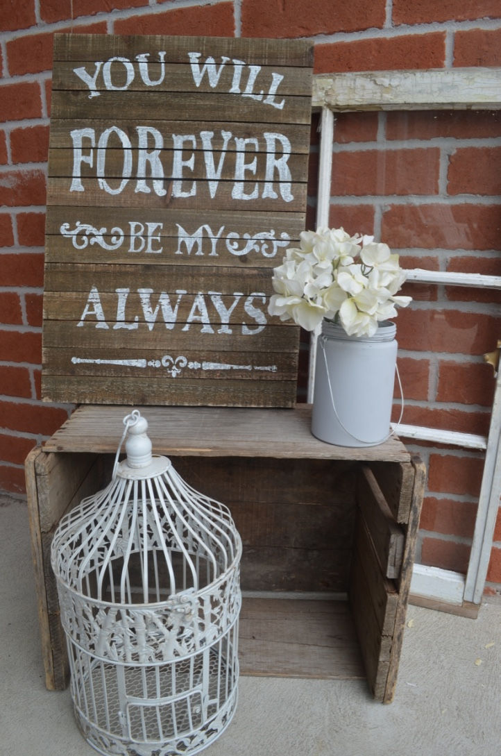 Thumbnail: Wood Sign - "You Will Forever Be My Always"