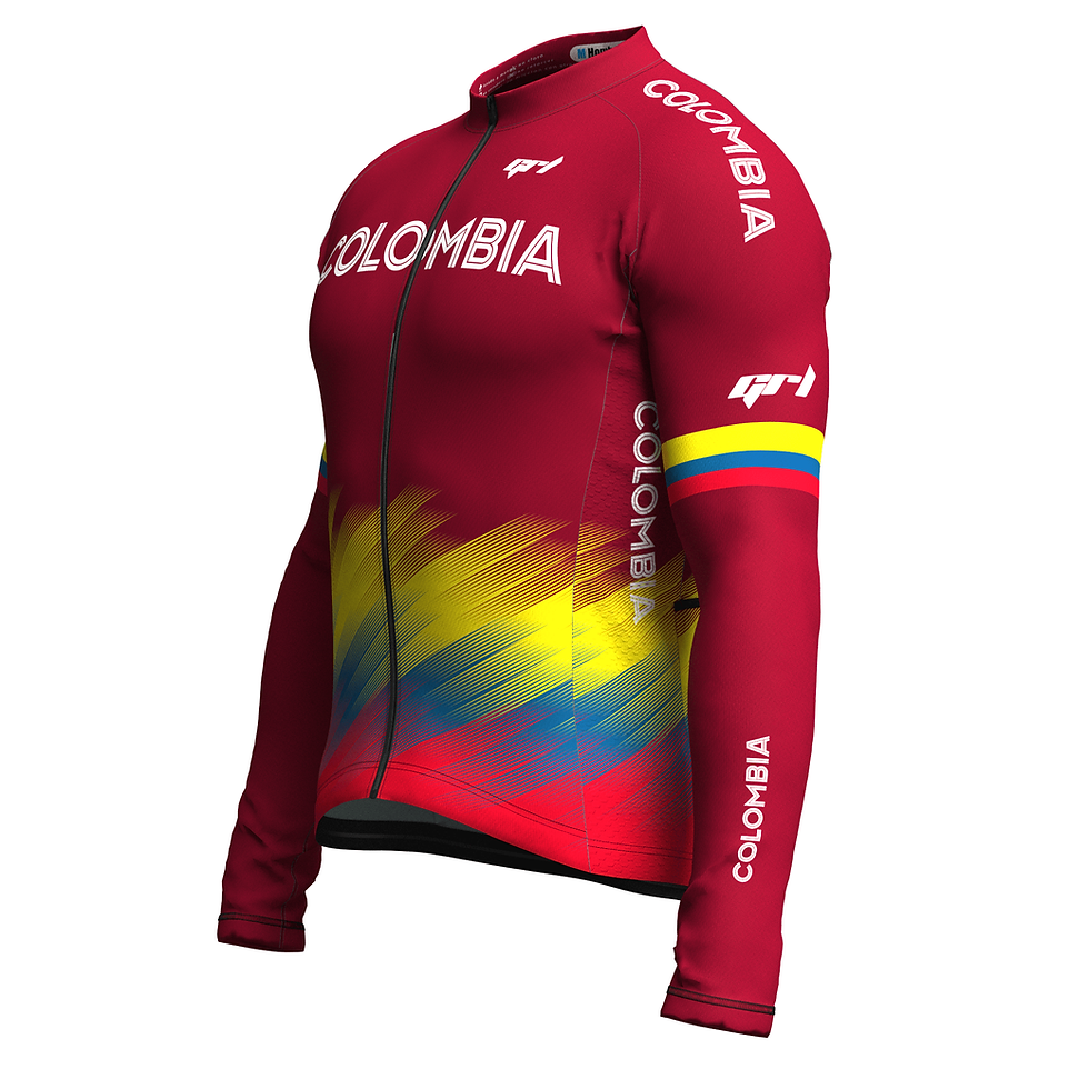 Miniatura: Jersey Elite Colombia Classic Vino