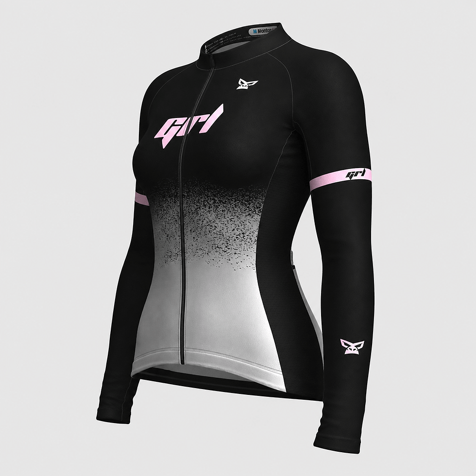 Miniatura: Jersey Training Mujer Carbón Rosa
