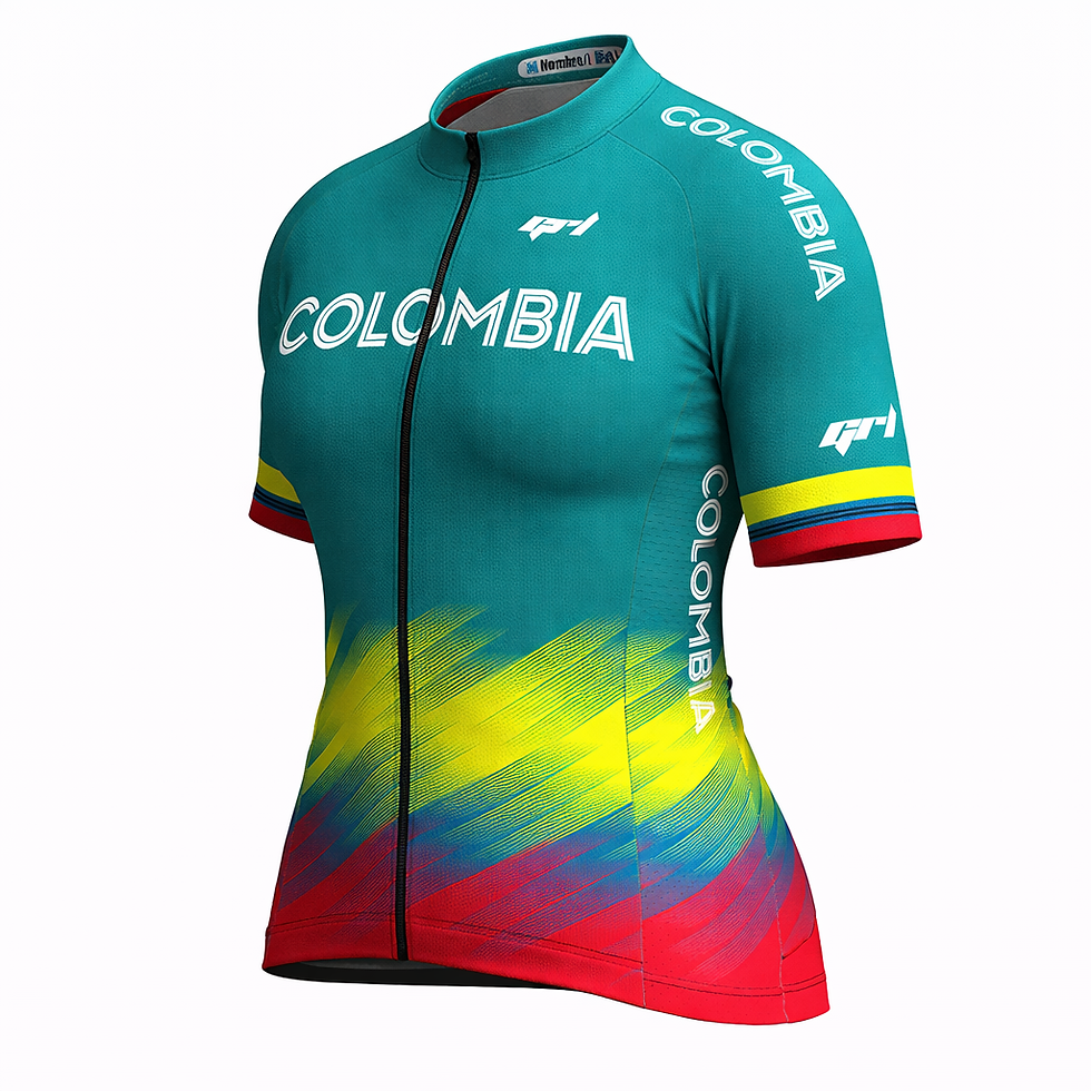 Miniatura: Jersey Training Colombia Classic Aqua