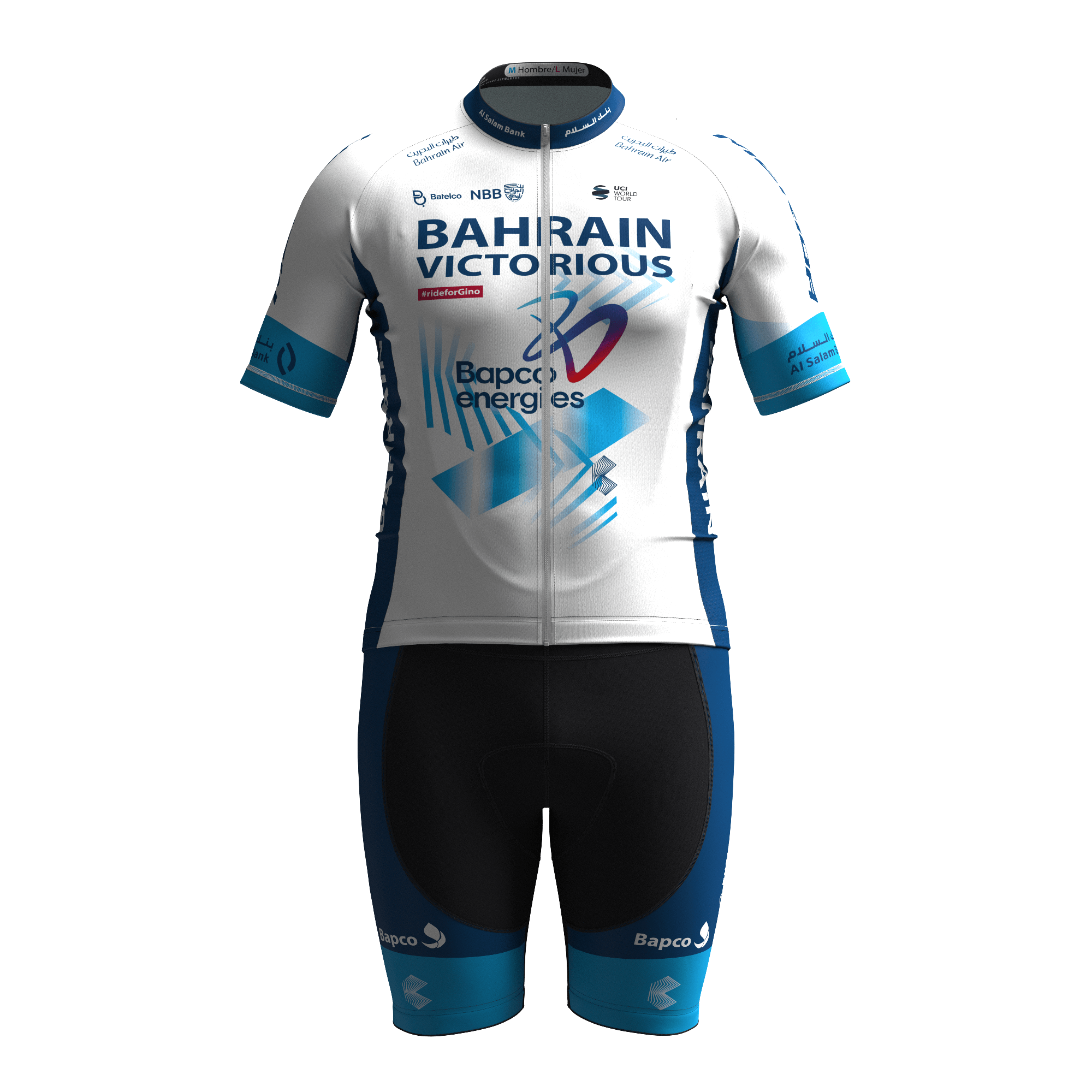 Uniforme ciclismo BAHRAIN 2025 +Cap de obsequio
