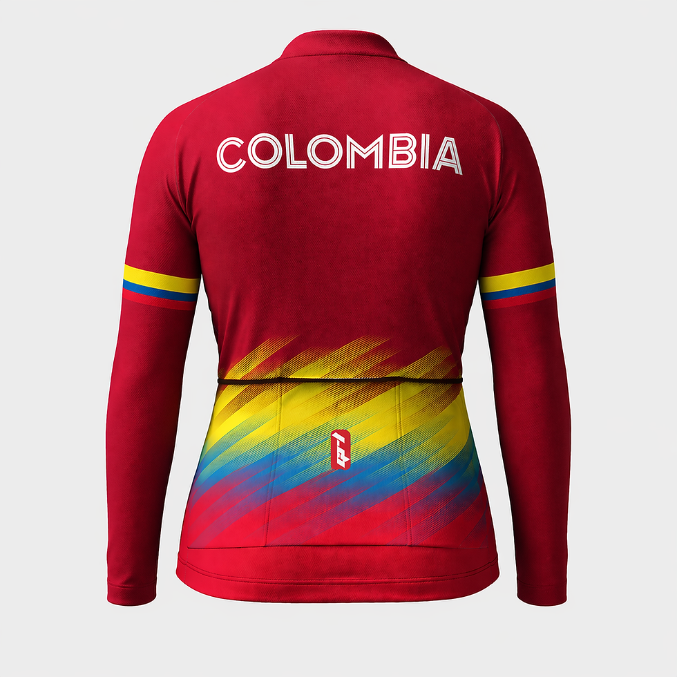 Miniatura: Jersey Training Colombia Classic Vino