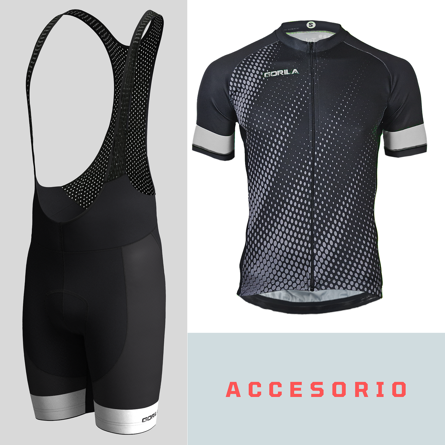 Uniforme ciclismo DARK BLANCO +Cap de obsequio
