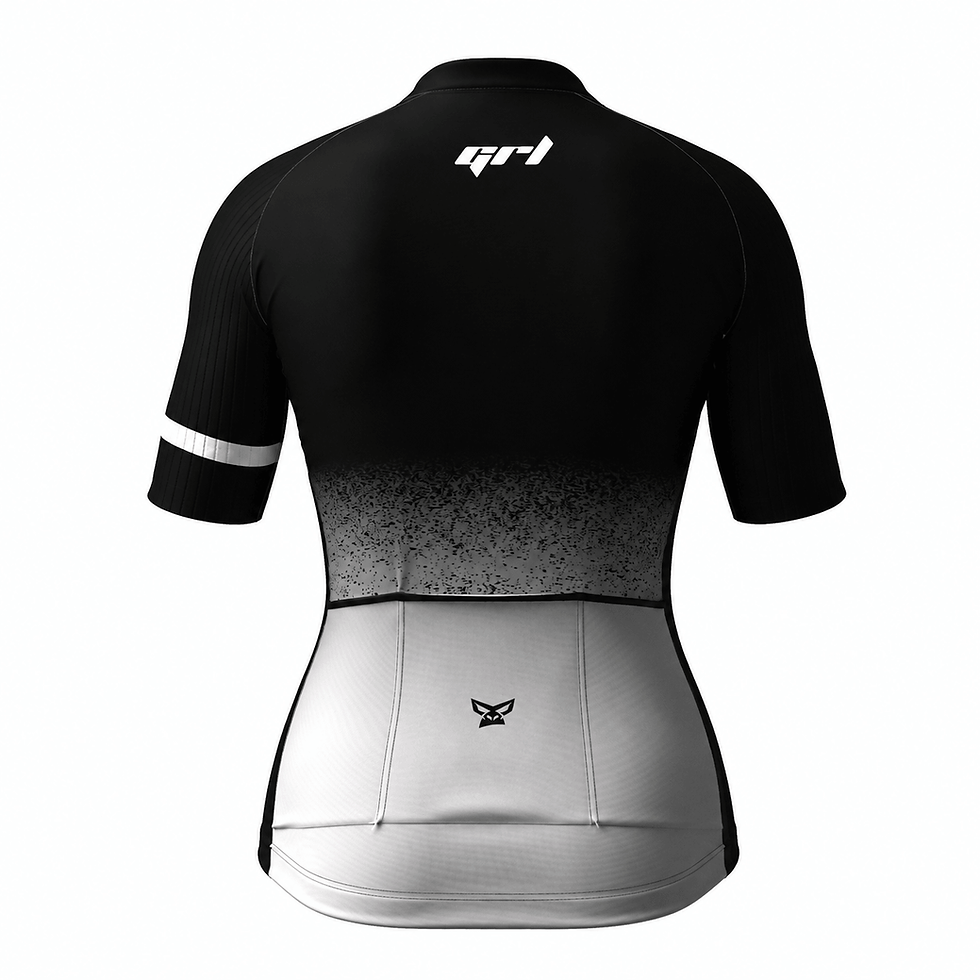 Miniatura: Jersey Elite Mujer Carbón Blanco