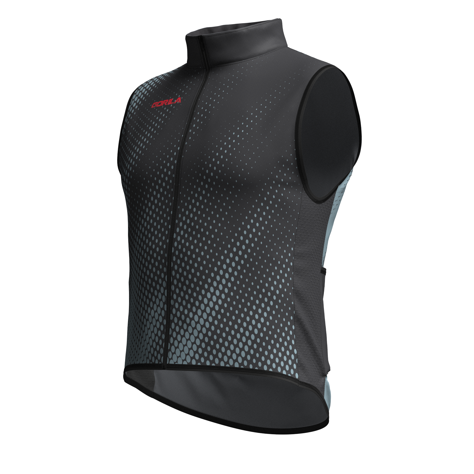 Chaleco de Ciclismo Rompeviento Dark Rojo