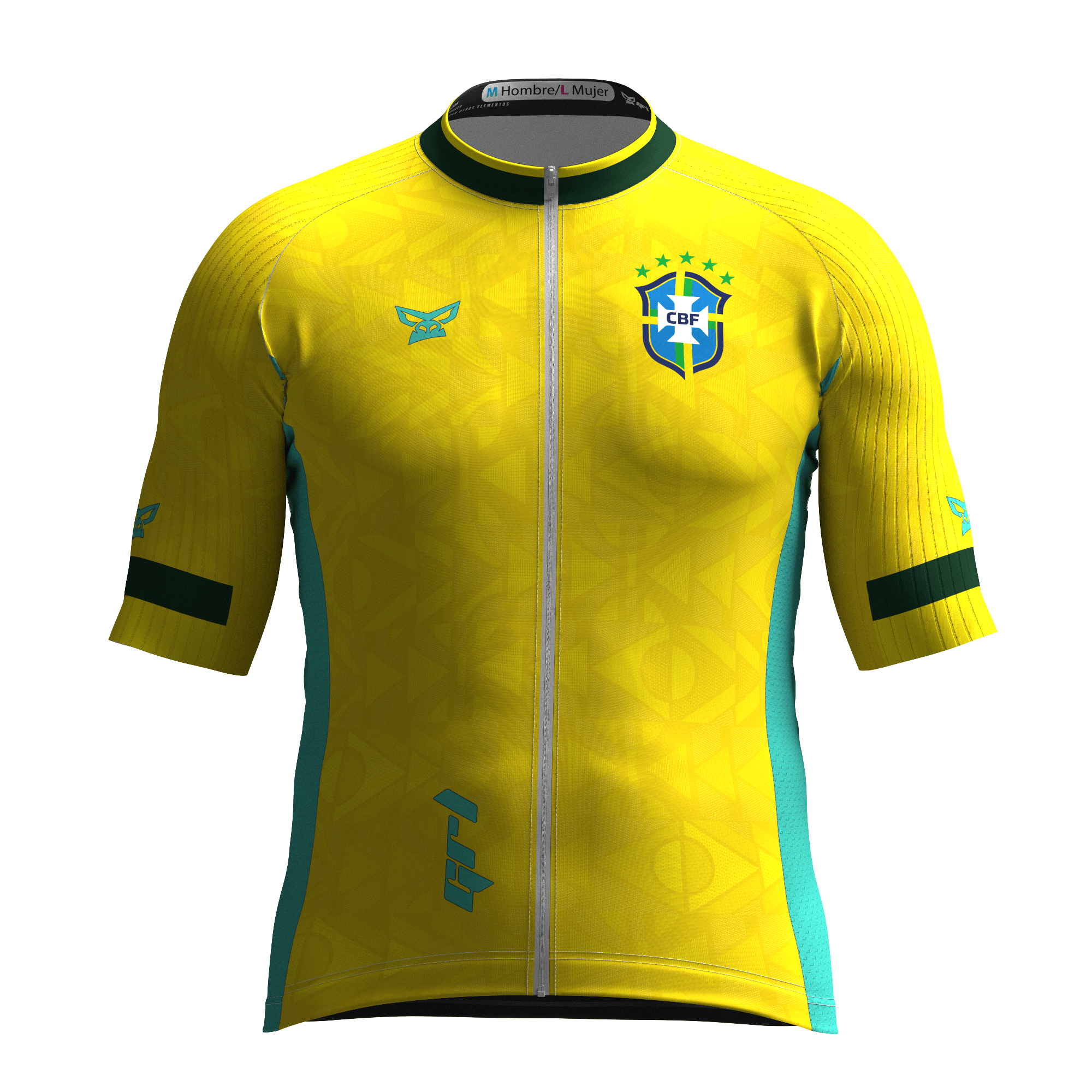 Jersey Elite Hombre Brasil Mundial Amarillo