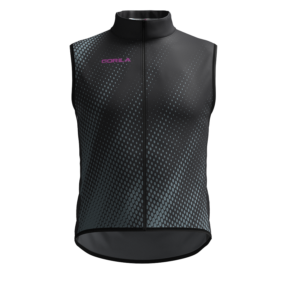 Miniatura: Chaleco de Ciclismo Rompeviento Dark Mora