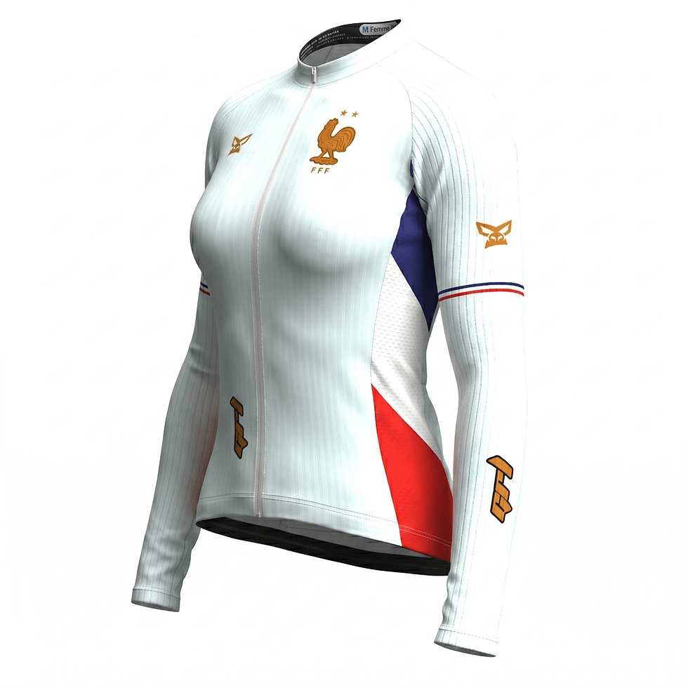 Miniatura: Jersey Elite Mujer Francia  Mundial Azul