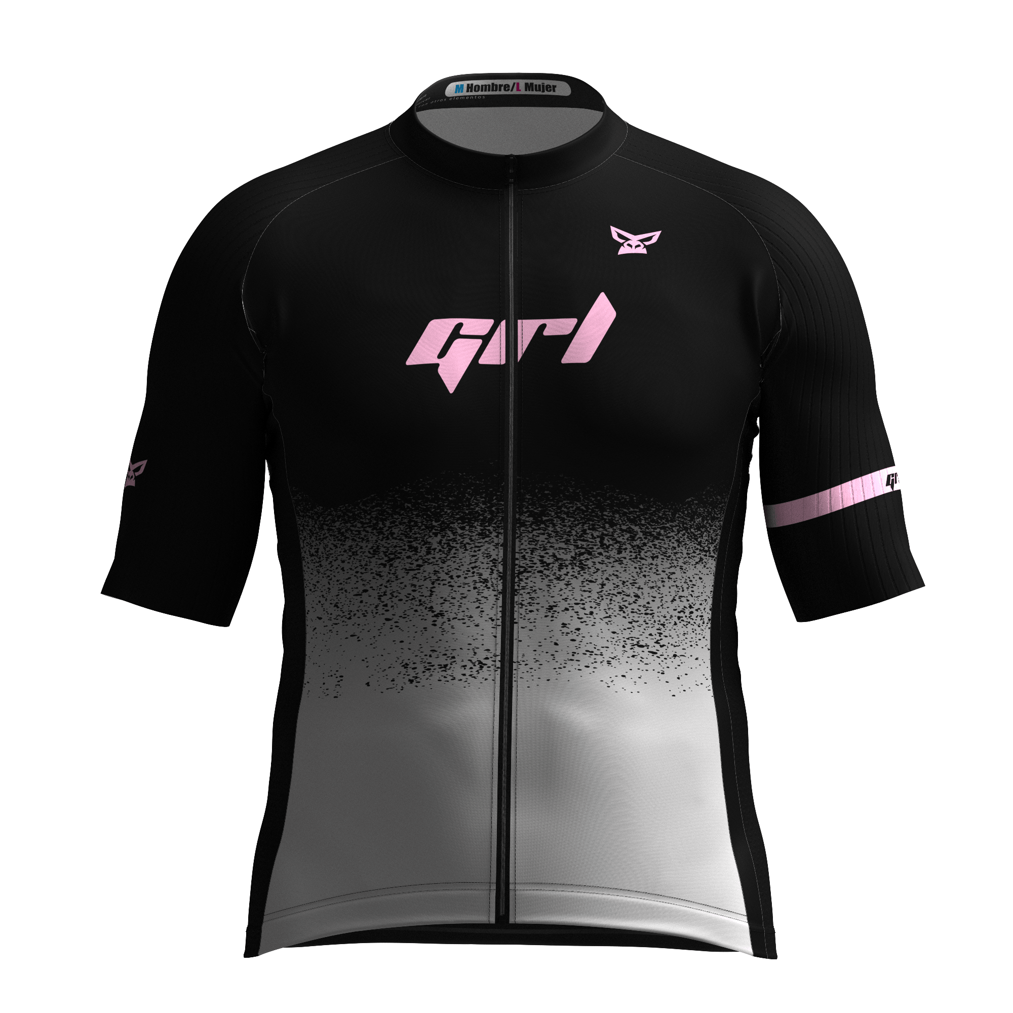Jersey Elite Hombre Carbón Rosa