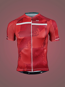 jersey ciclismo rojo
