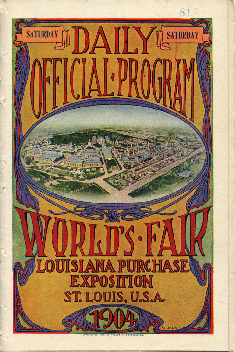 St Louis World’s Fair 1904 brochure
