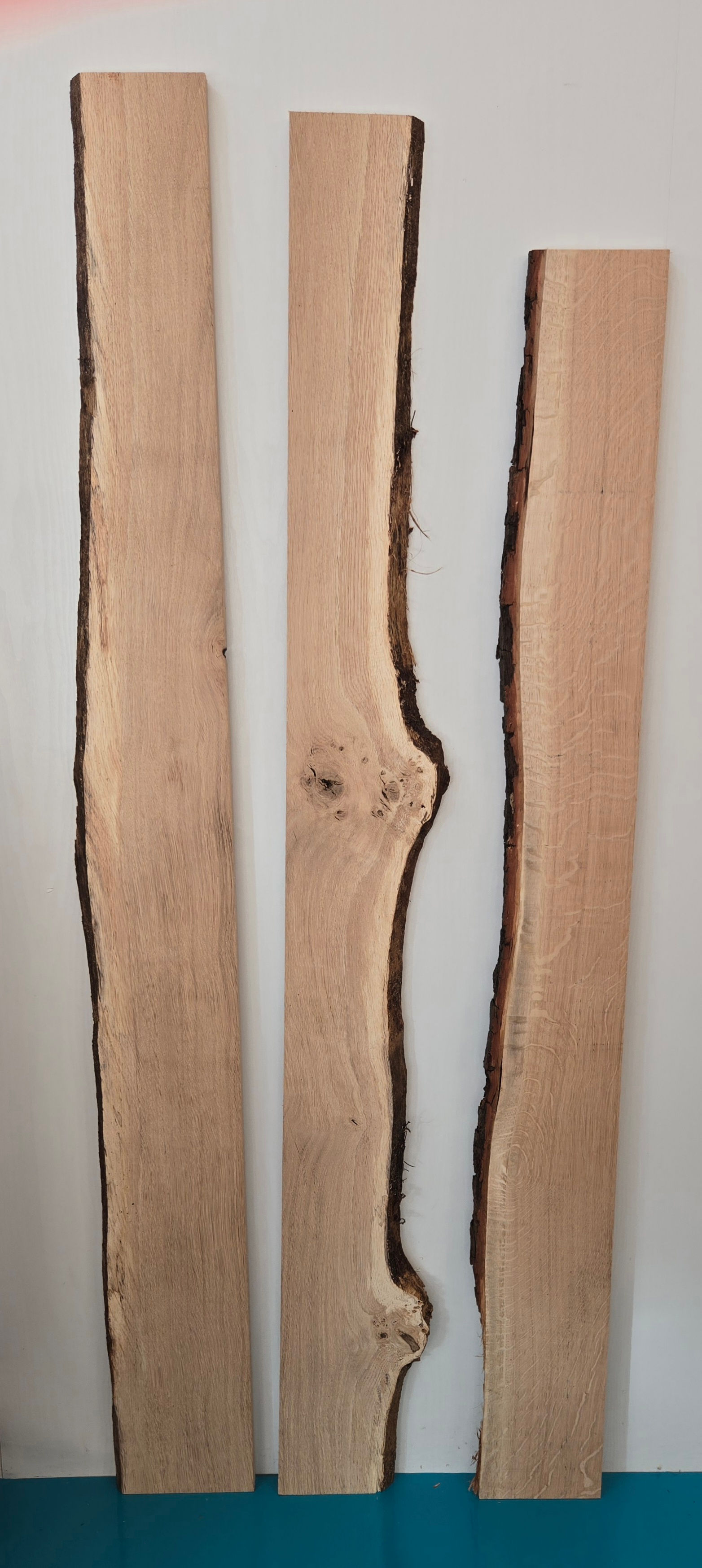 Scottish Oak Live edge Mix x3