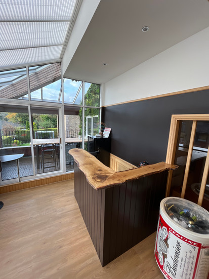 Hardwood Bar-Top and Table   