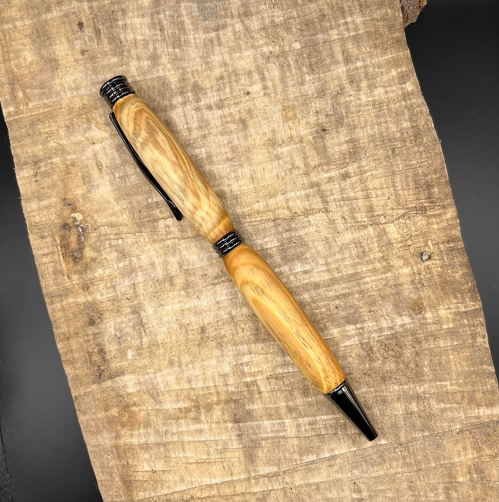 Turned Elm pen