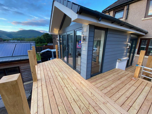 Naturally durable Scottish Larch