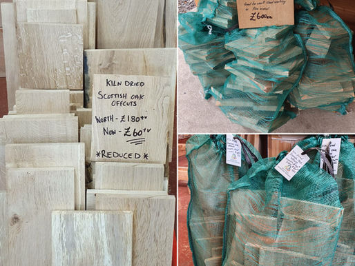 Scottish Oak Offcuts offers