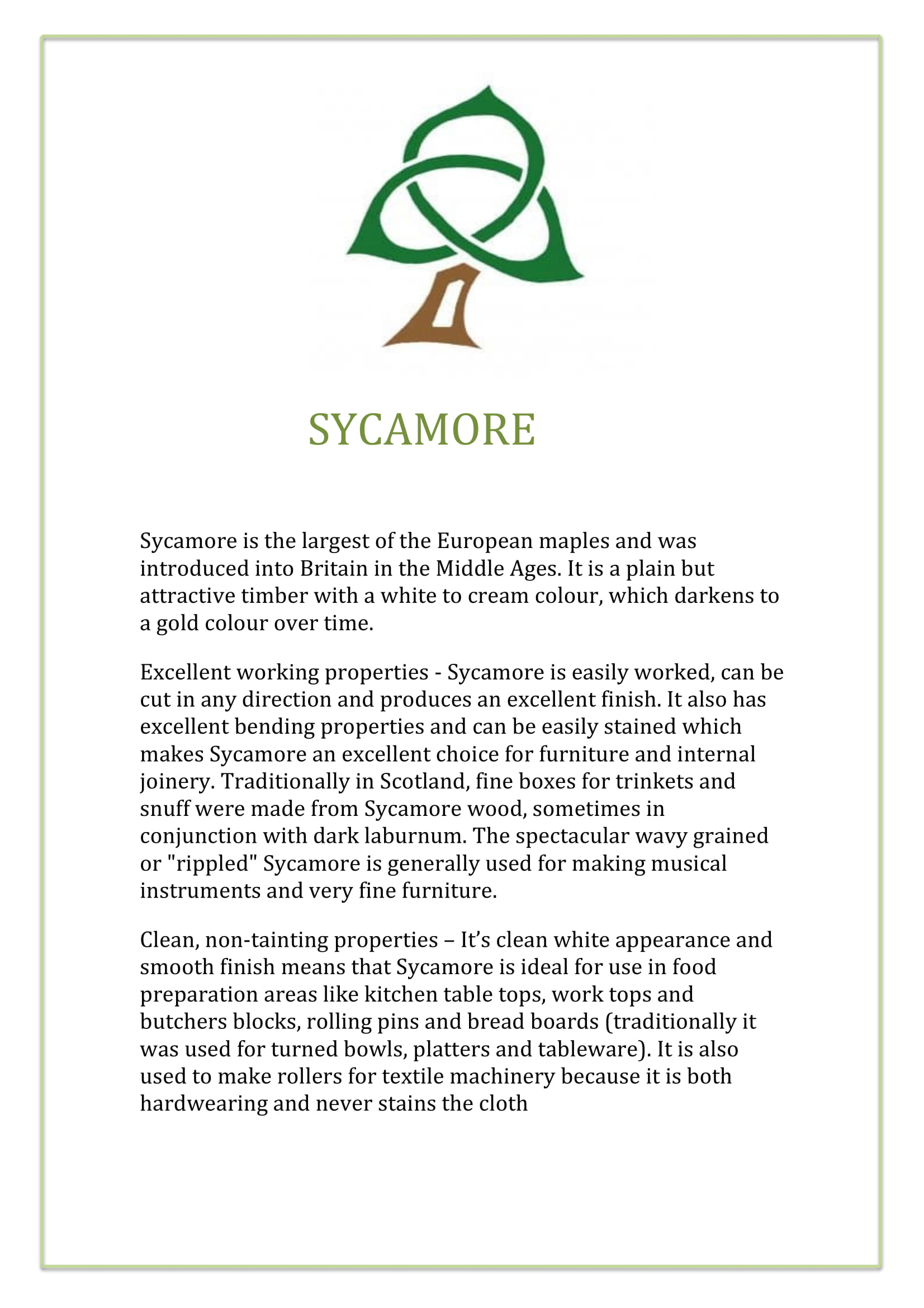 Stunning Sycamore content media