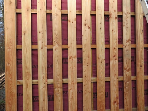 Joists and cladding boards 