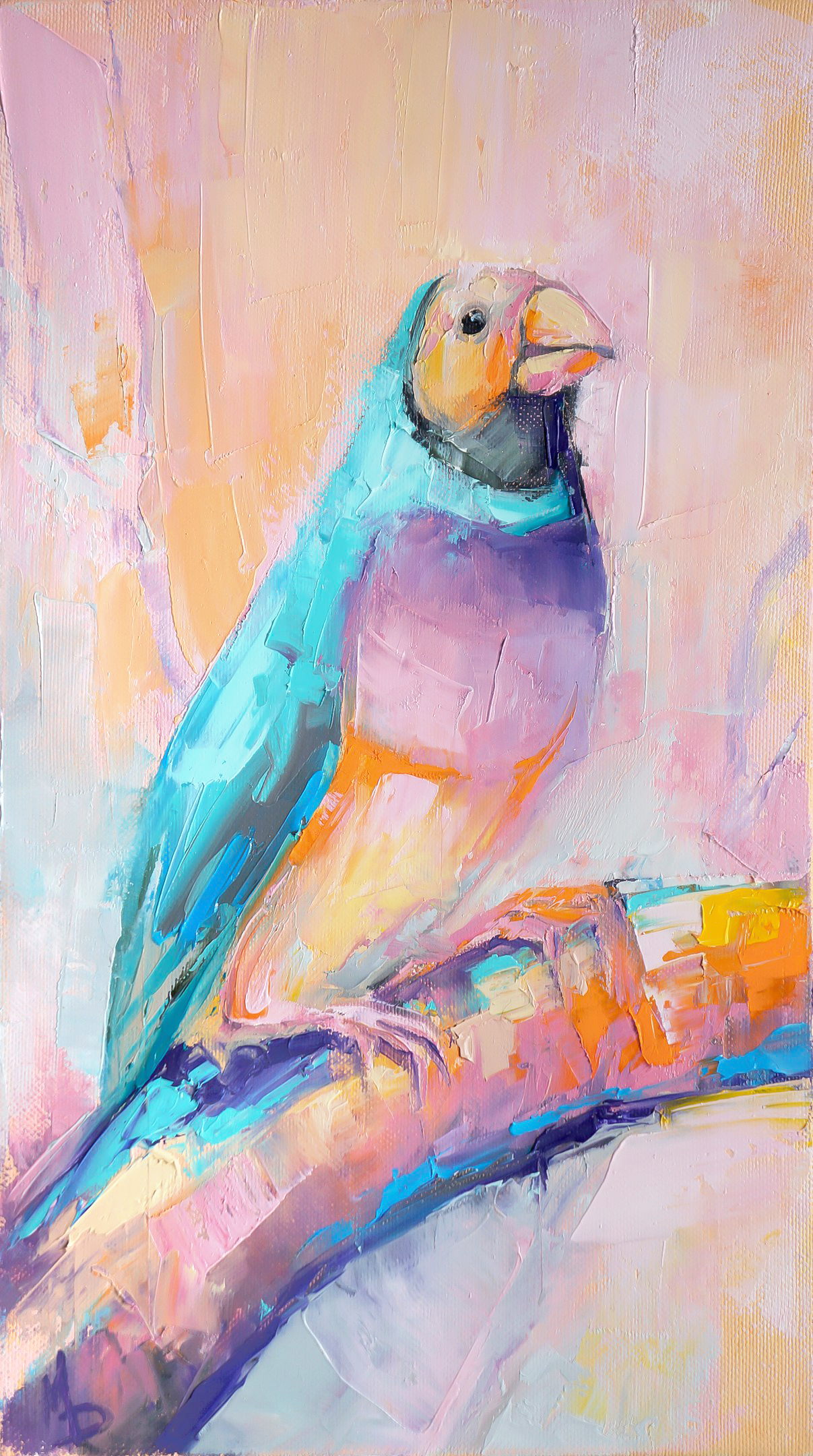Амадин розовый / pink finch