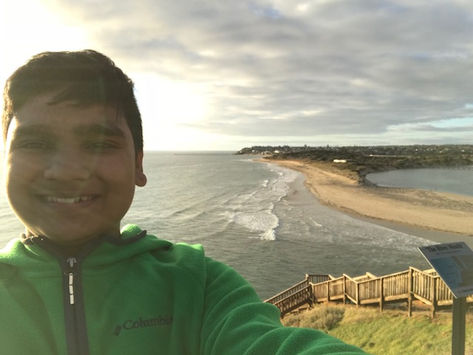 Adelaide, on the coast