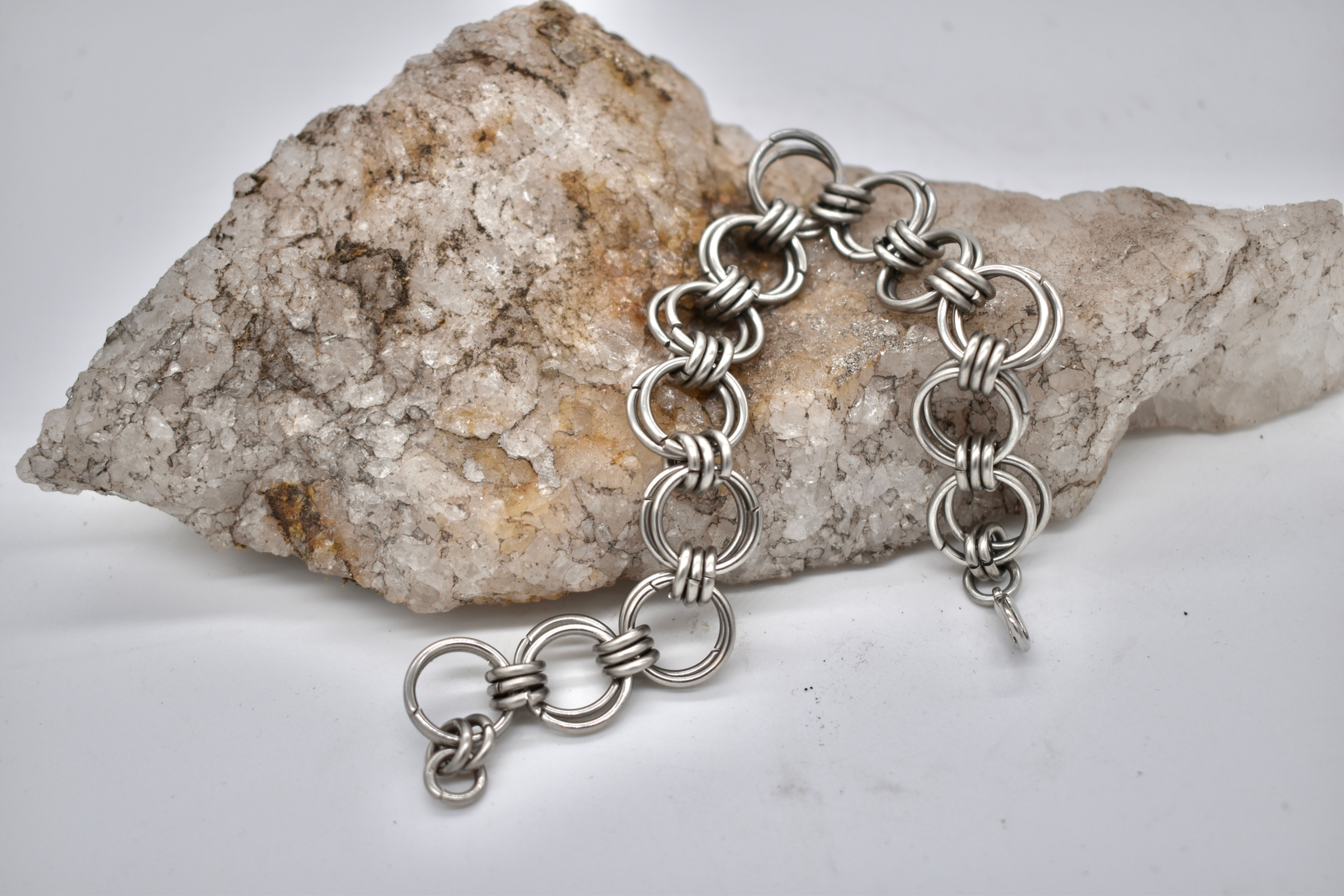 Stainless Steel Triple Ring Bracelet