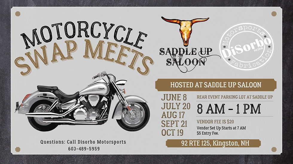 2025 Motorcycle Swap Meet Series at Saddle Up Saloon
