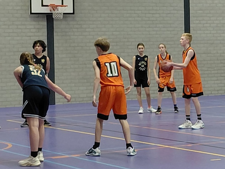 Basketballteams Lieshout spelen sterk thuisweekend