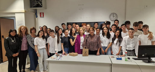 Fomos conhecer os alunos do "Instituto Técnico" de Nocera