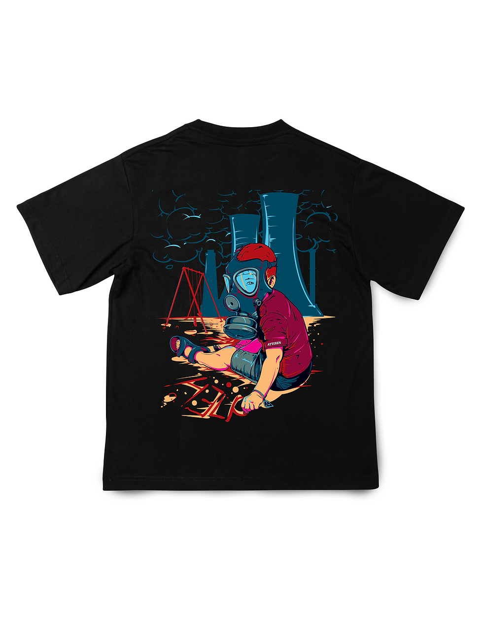 Thumbnail: Black Oversized T-Shirt [UNISEX]