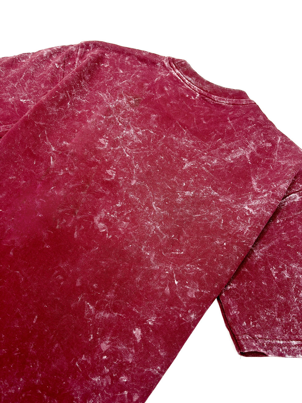 Thumbnail: Maroon ACIDWASH OVERSIZED T-SHIRT[UNISEX]