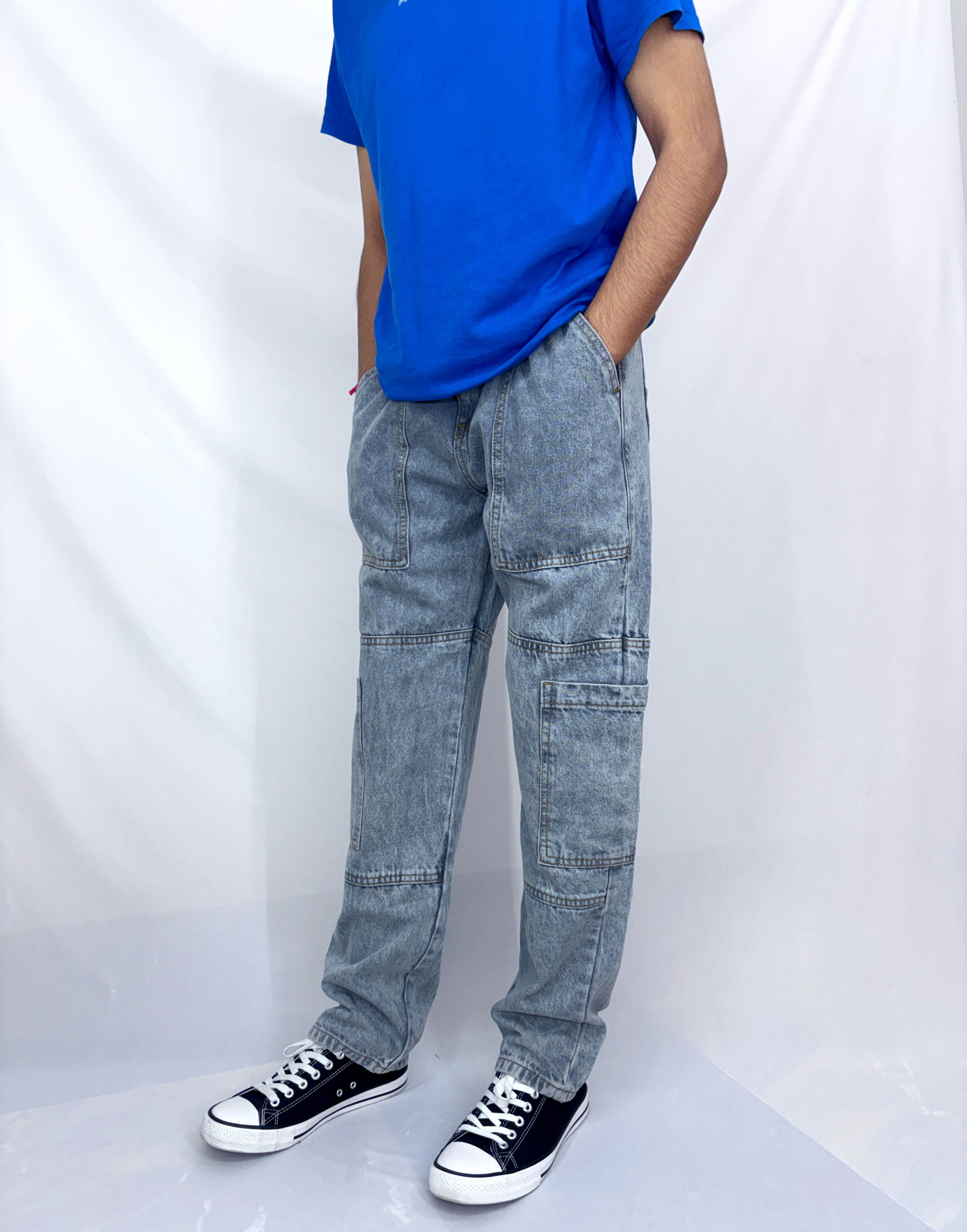 Grey Loose Fit Denim