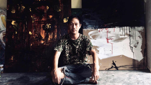 Trừu tượng trữ tình mà họa sĩ Trần Hữu Nhật vẽ suốt giai đoạn Covid-19