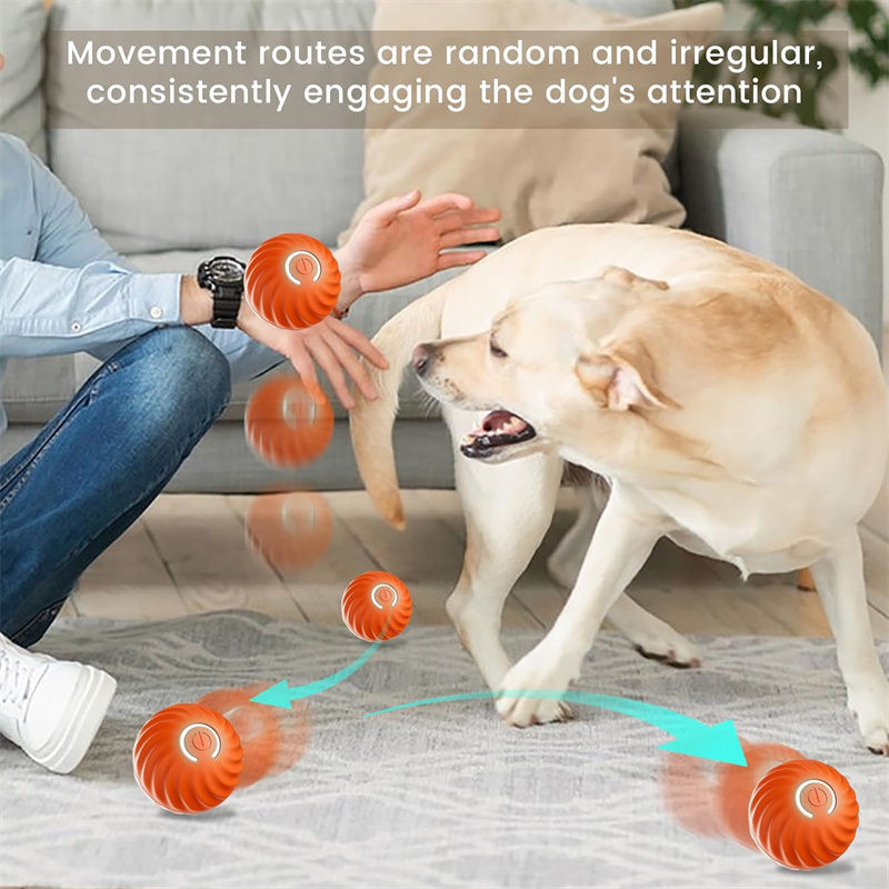 Thumbnail: Smart Dog Toys Ball Electronic Interactive Pet Toy Moving Ball USB Automatic Mov