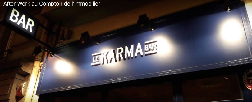 After Work Comptoir de l'Immobilier / My Notary au Karma Bar - 23 mars 2017