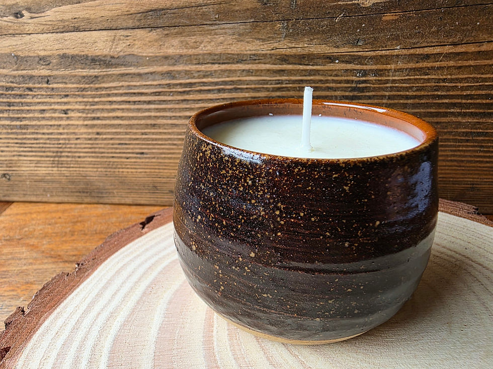 Thumbnail: Aromatherapy Coffee Cup Candle: CONTEMPLATE