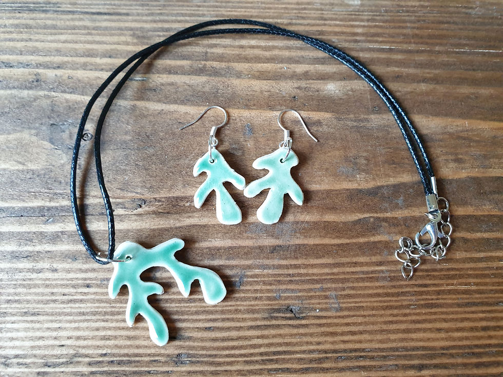 Thumbnail: Seaweed Pendant Necklace.