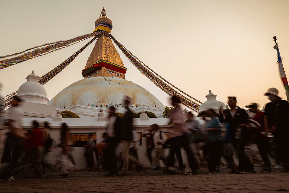 Picture taken in Kathmandu during our stay back in May 2025