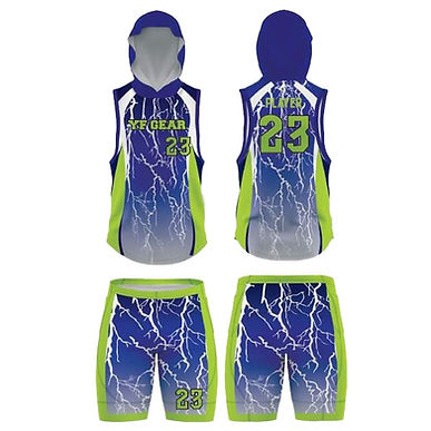 The Lightning Storm  7 on 7 Football Uniform