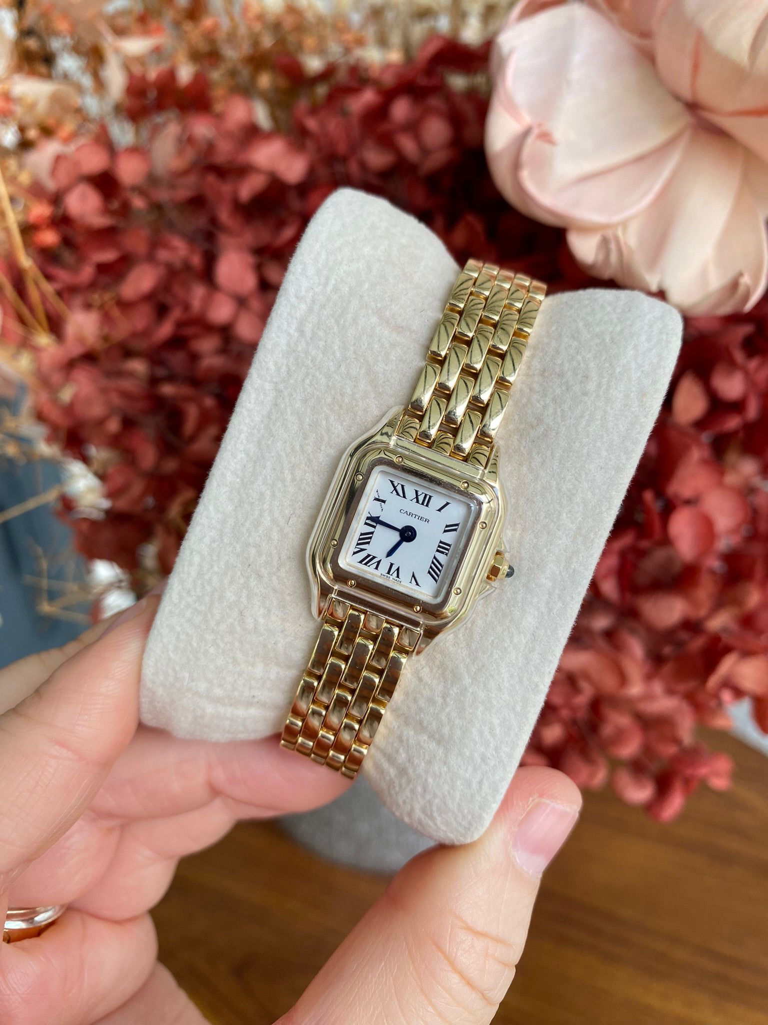 CARTIER PANTHERE MINI FULL 18K SOLID YELLOW GOLD TIMEPIECE