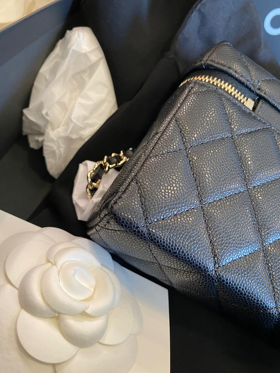 Thumbnail: CHANEL LP 26 BLACK CAVIAR GHW MICROCHIPPED (New Apr 2026)