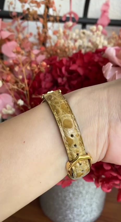 Thumbnail: CARTIER  ROUND MUST GOLD PLATED QUARTZ VINTAGE DISCONTINUED