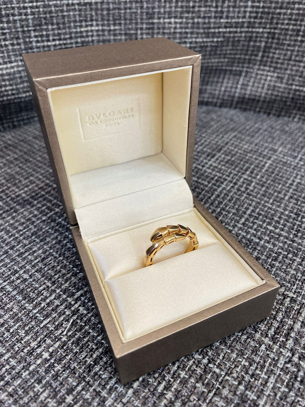 Thumbnail: BVLGARI SERPENTI VIPER RING MEDIUM (51-53) 18K ROSE GOLD
